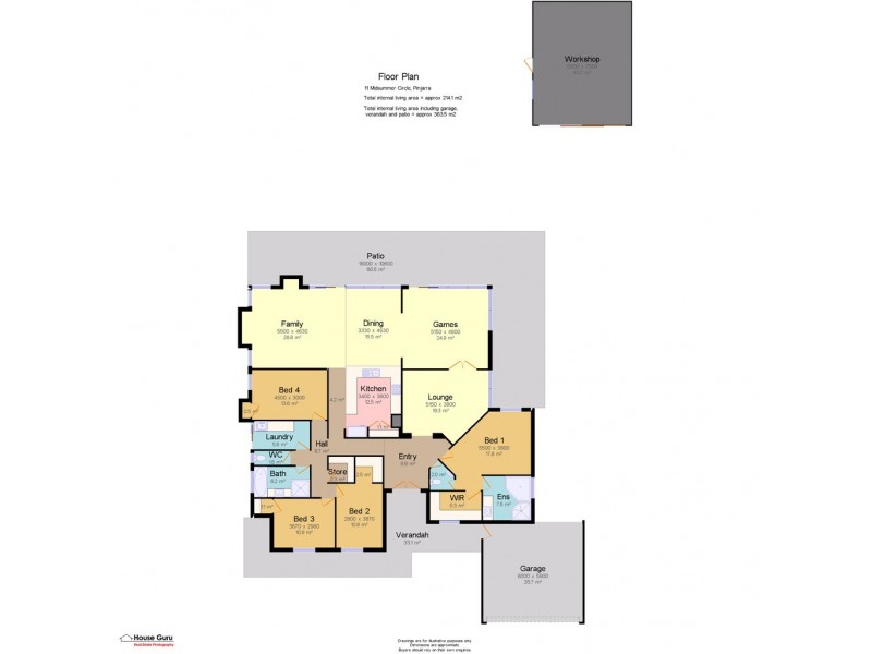 11 Midsummer Circle, Pinjarra WA 6208 Floorplan