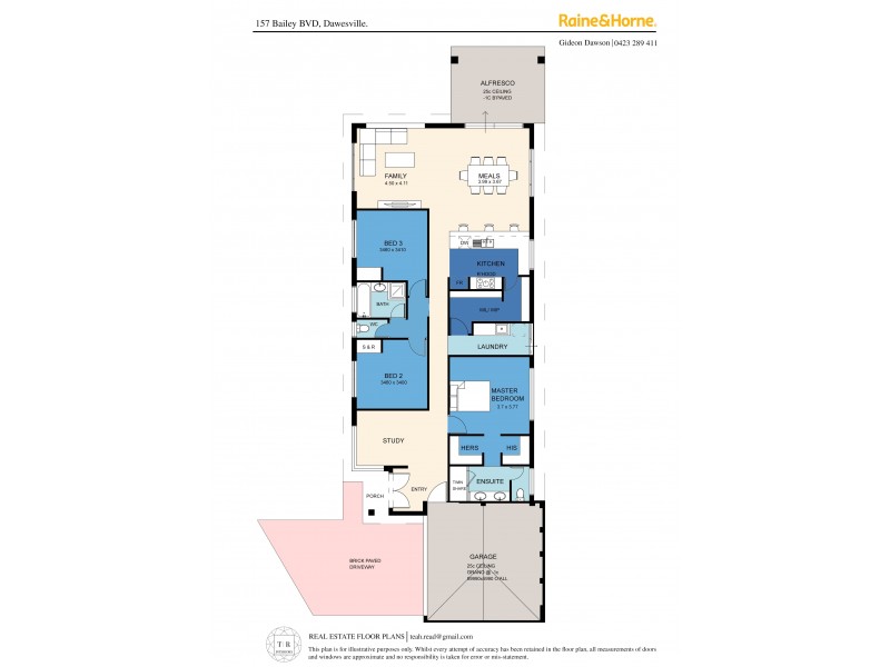 157 Bailey Boulevard, Dawesville WA 6211 Floorplan
