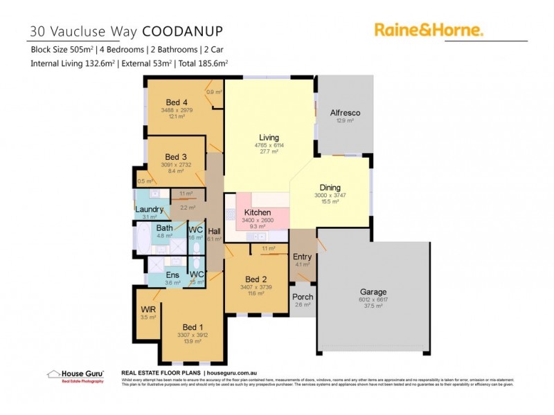 30 Vaucluse Way, Coodanup WA 6210 Floorplan