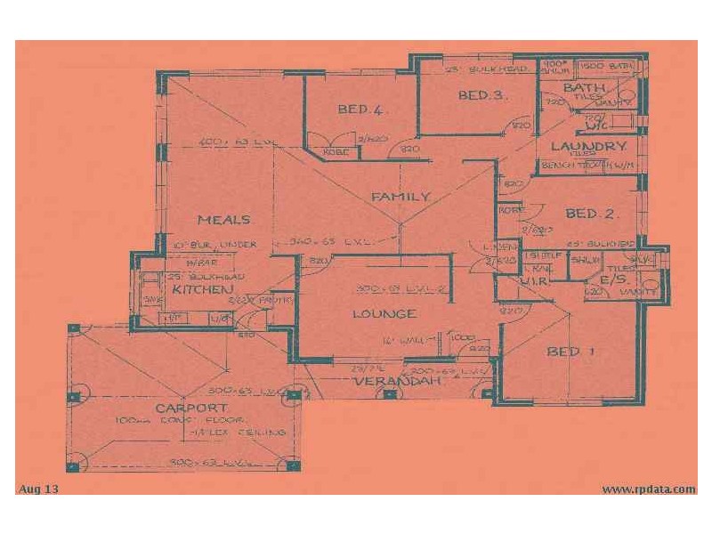 7 Birtles Grove, Erskine WA 6210 Floorplan