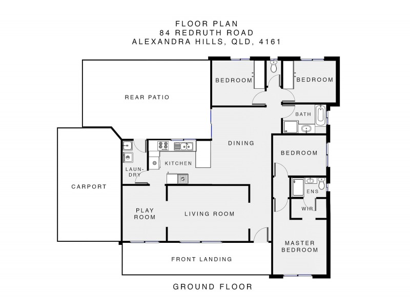 84 Redruth Road, Alexandra Hills QLD 4161 Floorplan