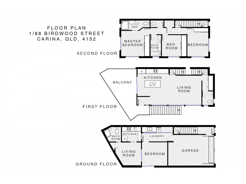 1/88 Birdwood Road, Carina Heights QLD 4152 Floorplan