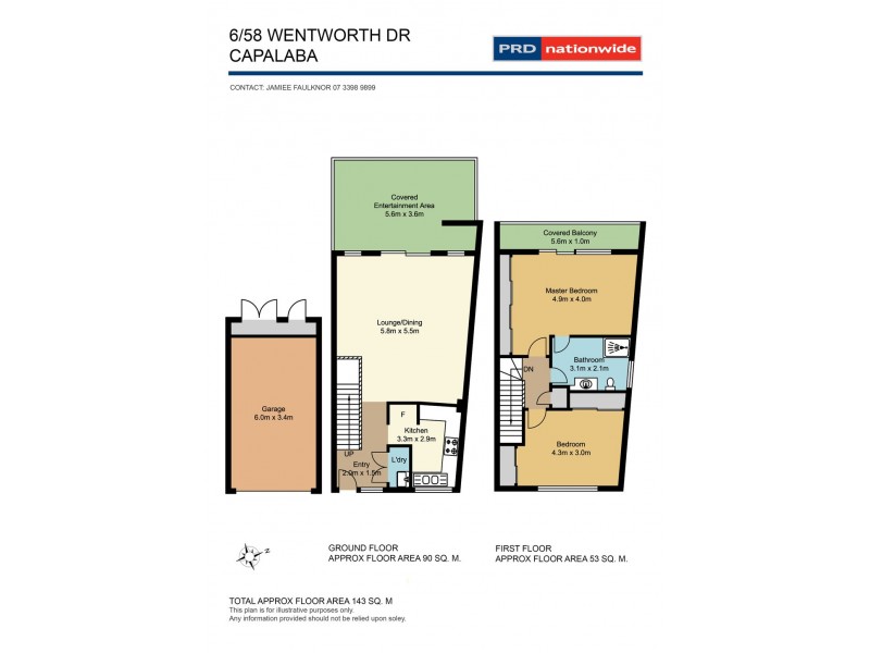 6/58 Wentworth Drive, Capalaba QLD 4157 Floorplan