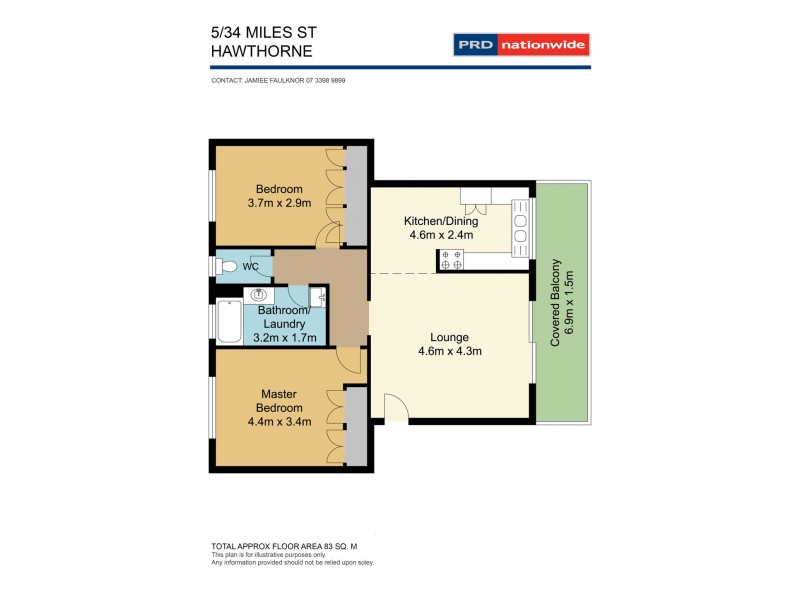 5/34 Miles Street, Hawthorne QLD 4171 Floorplan