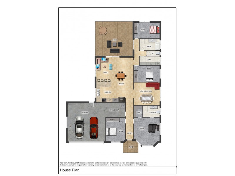 6 Mariposa Place, Cooloola Cove QLD 4580 Floorplan