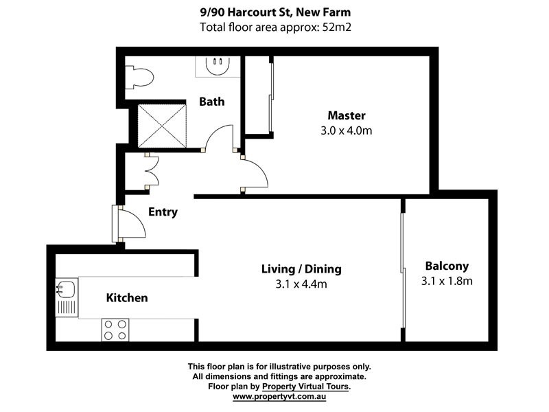 9/90 Harcourt Street, New Farm QLD 4005