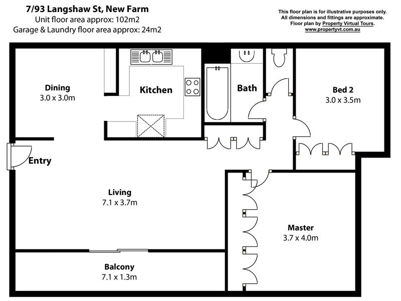 7/93 Langshaw Street, New Farm QLD 4005