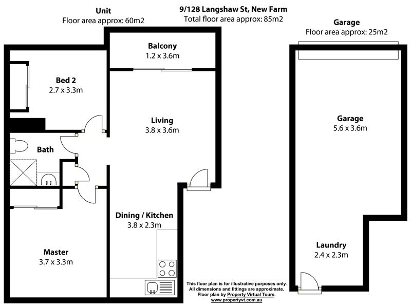 9/128 Langshaw Street, New Farm QLD 4005
