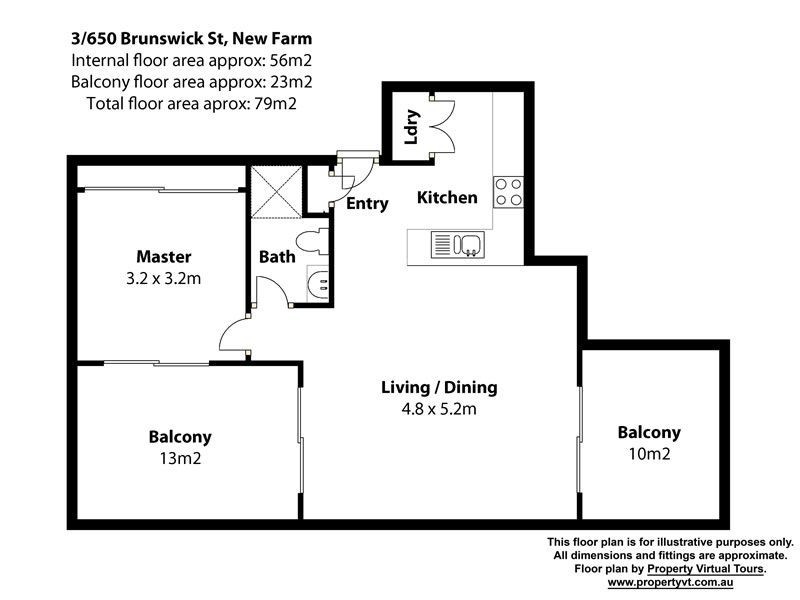 3/650 Brunswick Street, New Farm QLD 4005