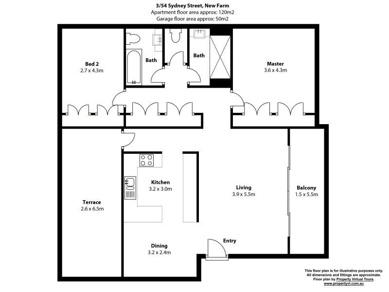 3/54 Sydney Street, New Farm QLD 4005
