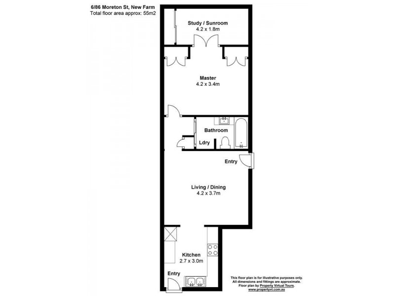 6/86 Moreton Street, New Farm QLD 4005