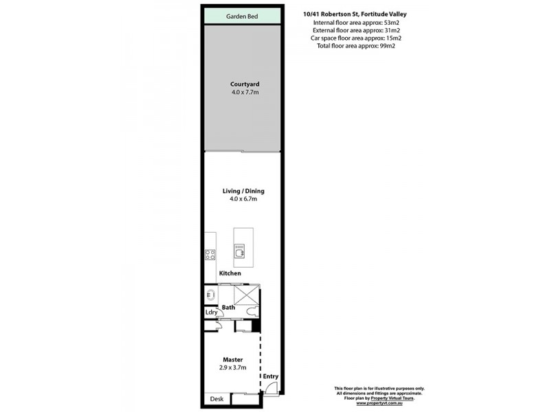 10/41 Robertson Street, Fortitude Valley QLD 4006 Floorplan
