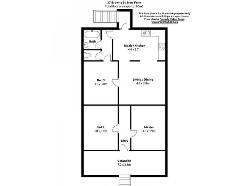 37 Browne Street, New Farm QLD 4005 Floorplan