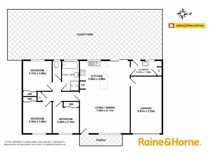 2/1 Tristania Parade, Maloneys Beach NSW 2536 Floorplan
