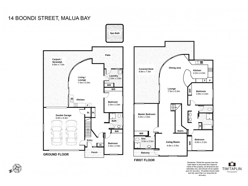14 Boondi Street, Malua Bay NSW 2536 Floorplan
