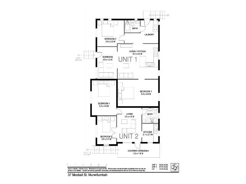 2 / 37 Mooball Street, Murwillumbah NSW 2484 Floorplan