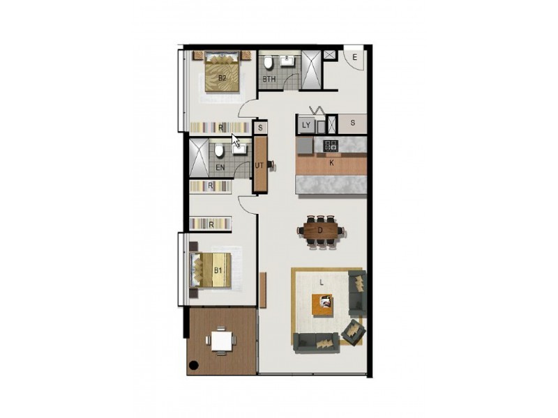 401/37 Bay St, Ultima Harbourside, Tweed Heads NSW 2485 Floorplan