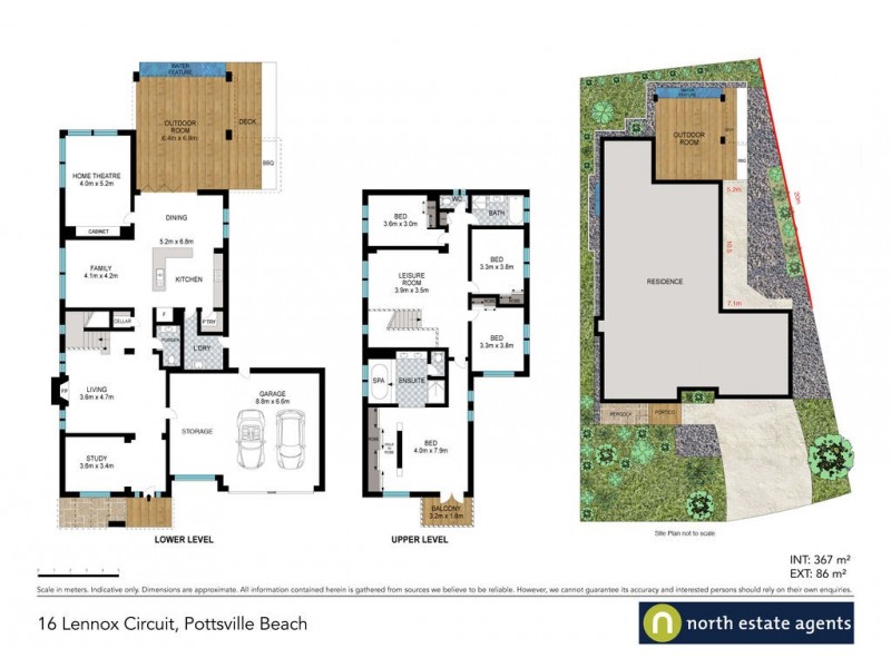 16 Lennox Circuit, Pottsville NSW 2489 Floorplan