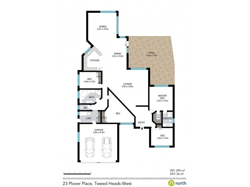 23 Plover Place, Tweed Heads West NSW 2485 Floorplan