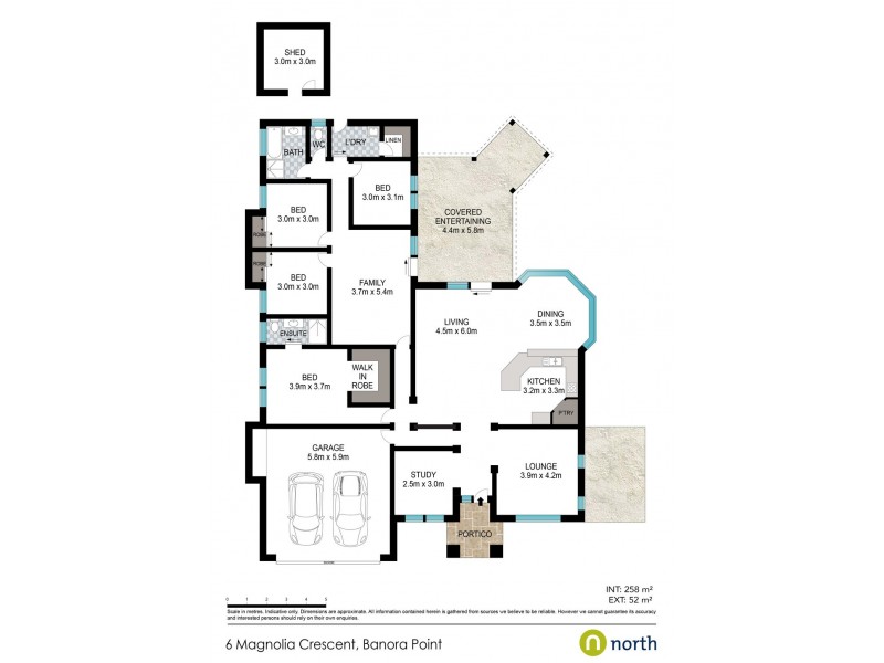 6 Magnolia Crescent, Banora Point NSW 2486 Floorplan