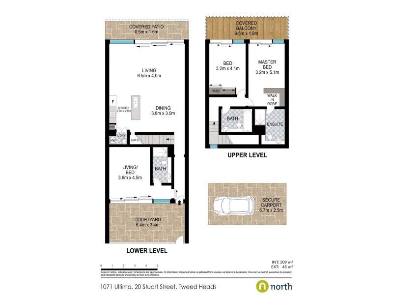 1017 / 14 – 20 Stuart Street, Tweed Ultima, Tweed Heads NSW 2485 Floorplan
