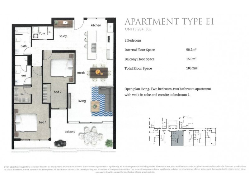 305 / 2 Bay Street, ‘Bay Grand’, Tweed Heads NSW 2485 Floorplan