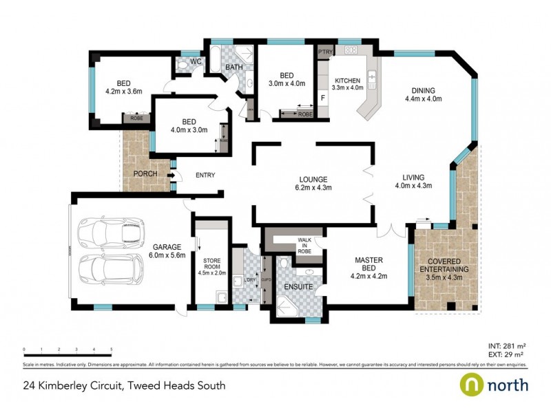 24 Kimberley Circuit, Banora Point NSW 2486 Floorplan