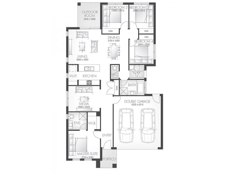 Lot 716 Sorrel Court, Murwillumbah NSW 2484 Floorplan