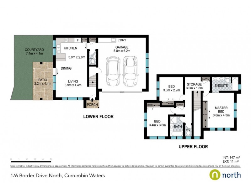 1/6 Border Drive North, Currumbin Waters QLD 4223 Floorplan