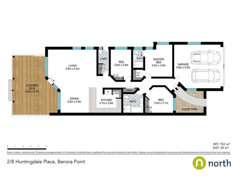 2/8 Huntingdale Place, Banora Point NSW 2486 Floorplan