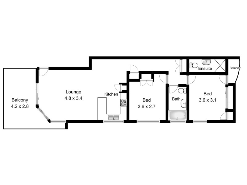 6 / 11 William Street, Tweed Heads South NSW 2486 Floorplan