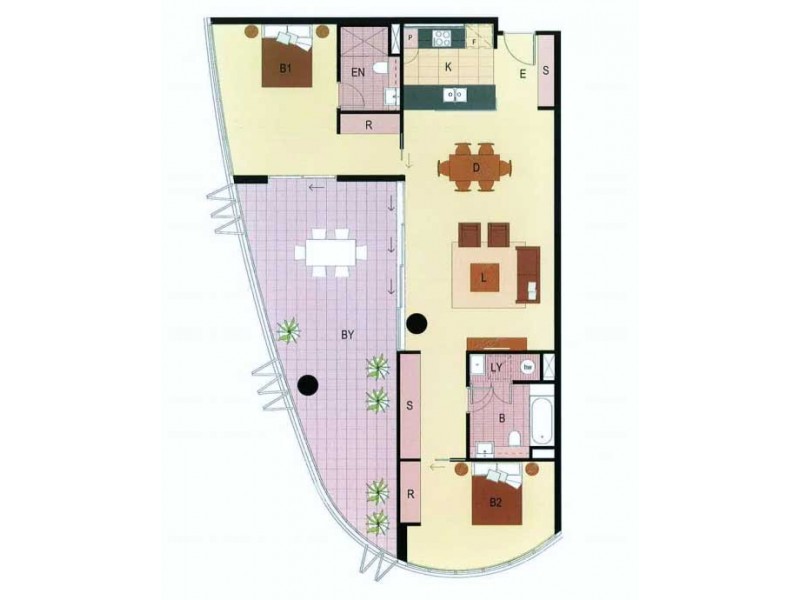 1061 / 18 – 20 Stuart Street, Tweed Heads NSW 2485 Floorplan