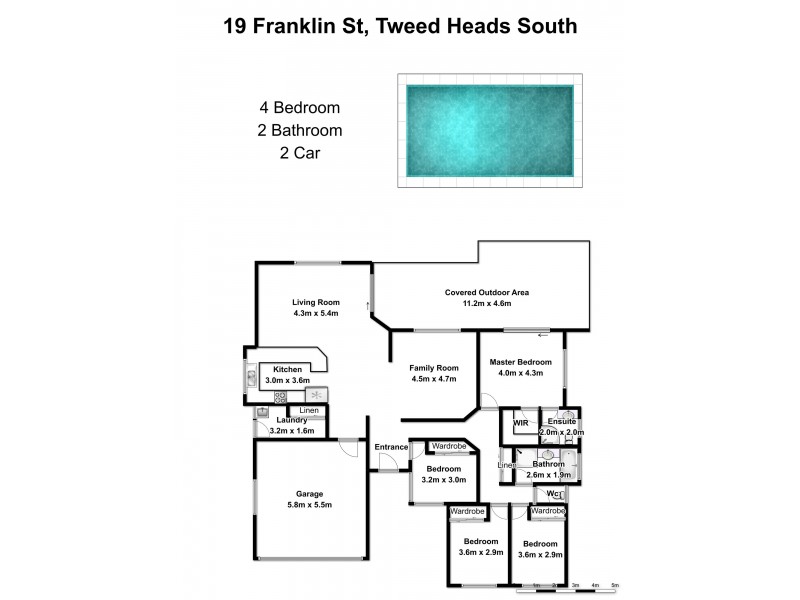 19 Franklin Street, Banora Point NSW 2486 Floorplan