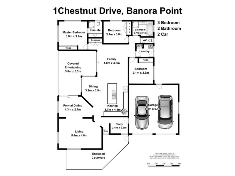 1 Chestnut Drive, Banora Point NSW 2486 Floorplan