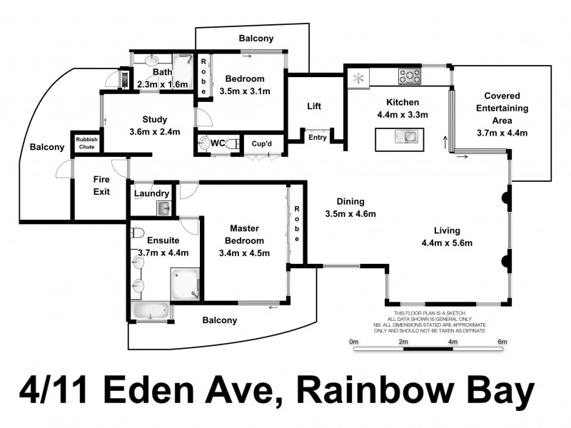 4 / 11 Eden Avenue, Coolangatta QLD 4225 Floorplan