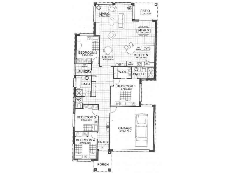 6 Grey Gum Street, Pottsville NSW 2489 Floorplan
