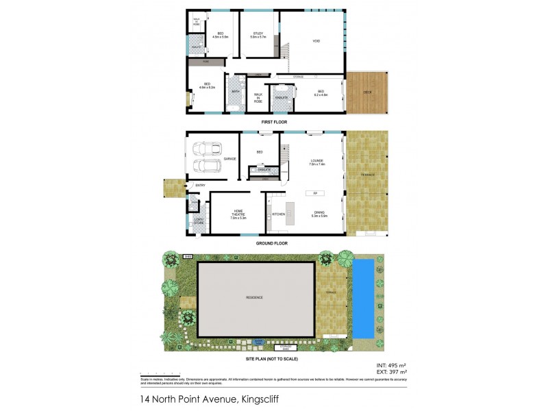 14 North Point Avenue, Kingscliff NSW 2487 Floorplan
