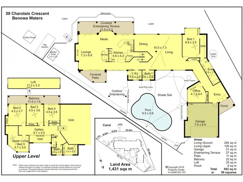 59 Charolais Crescent, Benowa Waters QLD 4217 Floorplan