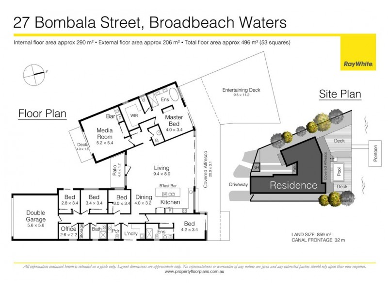 27 Bombala Street, Broadbeach Waters QLD 4218 Floorplan