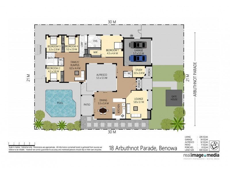 18 Arbuthnot Parade, Benowa Waters QLD 4217 Floorplan