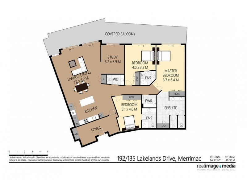 192/135 Lakelands Drive, Merrimac QLD 4226 Floorplan