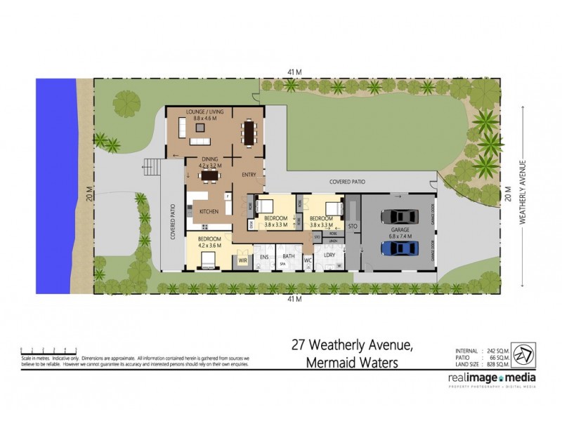 27 Weatherly Avenue, Mermaid Waters QLD 4218 Floorplan