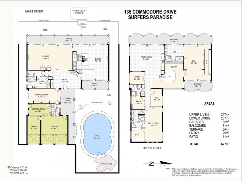 135 Commodore Drive, Paradise Waters QLD 4217 Floorplan