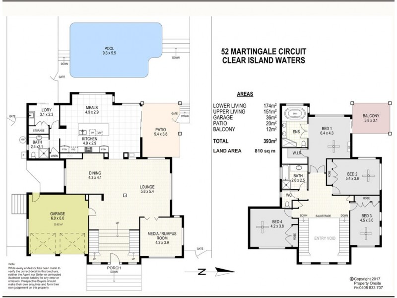 52 Martingale Circuit, Clear Island Waters QLD 4226 Floorplan