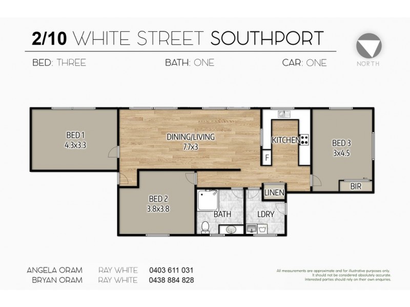 2/10 White Street, Southport QLD 4215 Floorplan