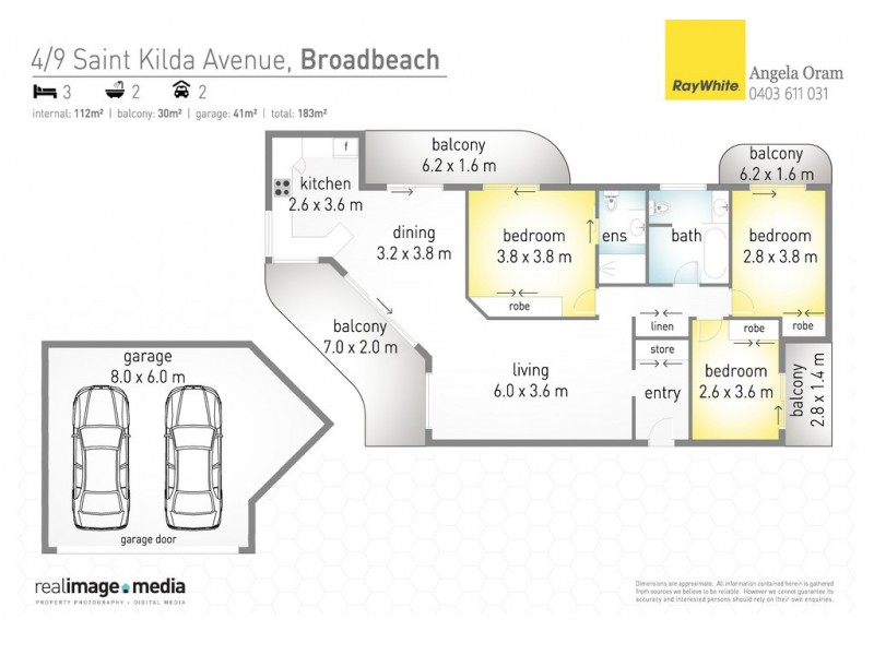 4/9 St Kilda Avenue ‘Sapphire Palms’, Broadbeach QLD 4218 Floorplan