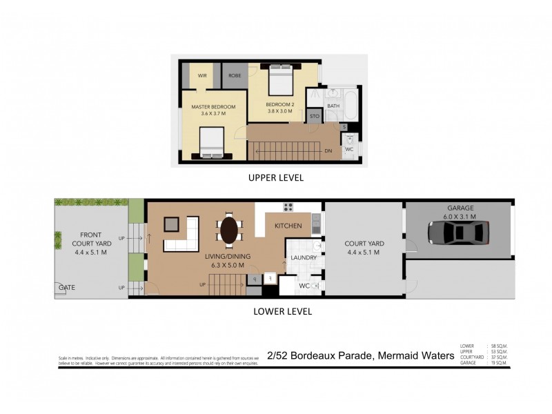 2/52-58 Bordeaux Parade, Mermaid Waters QLD 4218 Floorplan