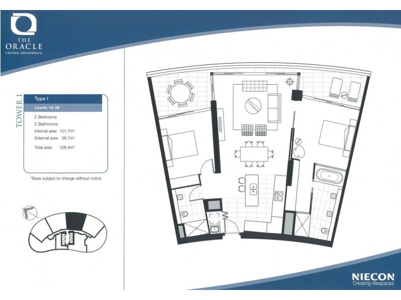 3004 ‘The Oracle’ 1 Oracle Boulevard, Broadbeach QLD 4218