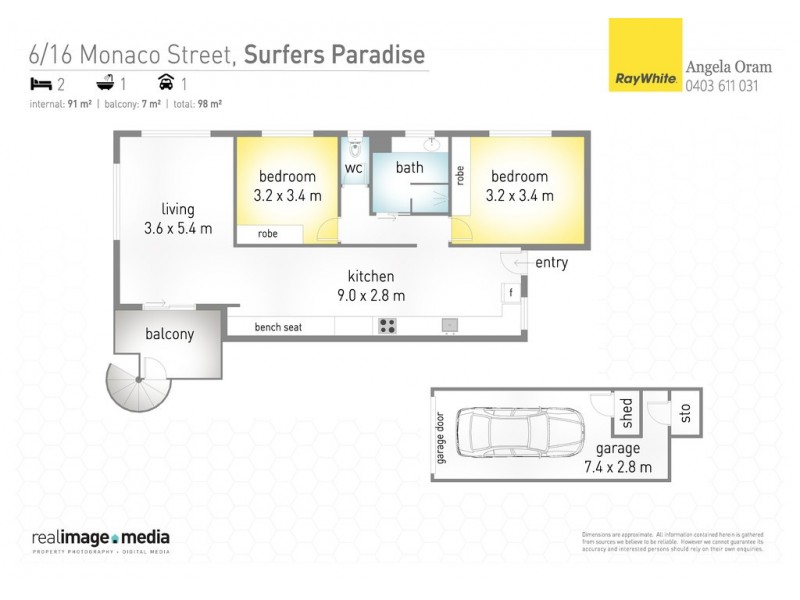 6/16 Monaco Street, Surfers Paradise QLD 4217
