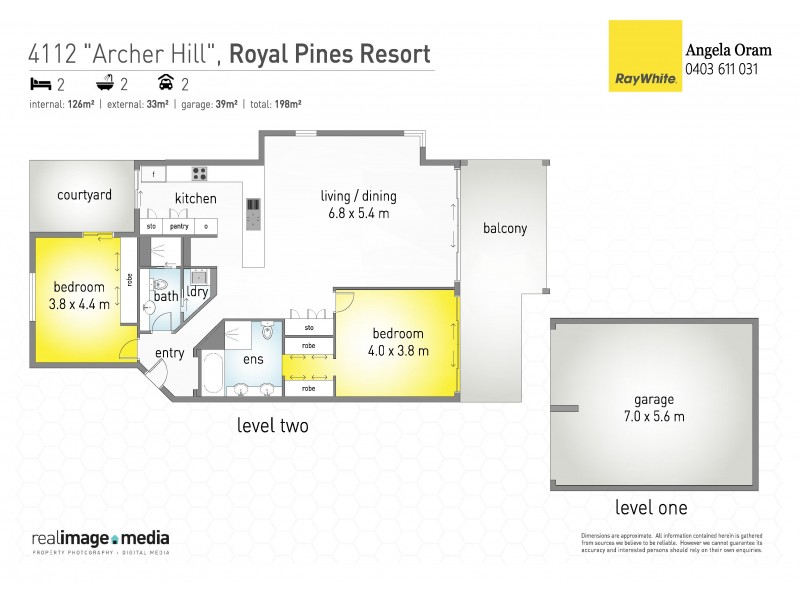 4112 Archer Hill, 1 Ross Street, Benowa QLD 4217 Floorplan